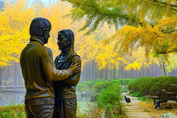 mùa thu trên đảo Nami