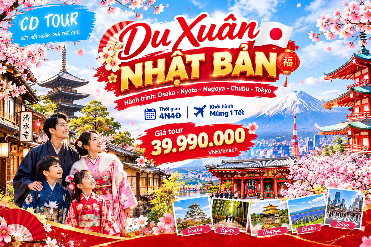 Du xuân Nhật Bản