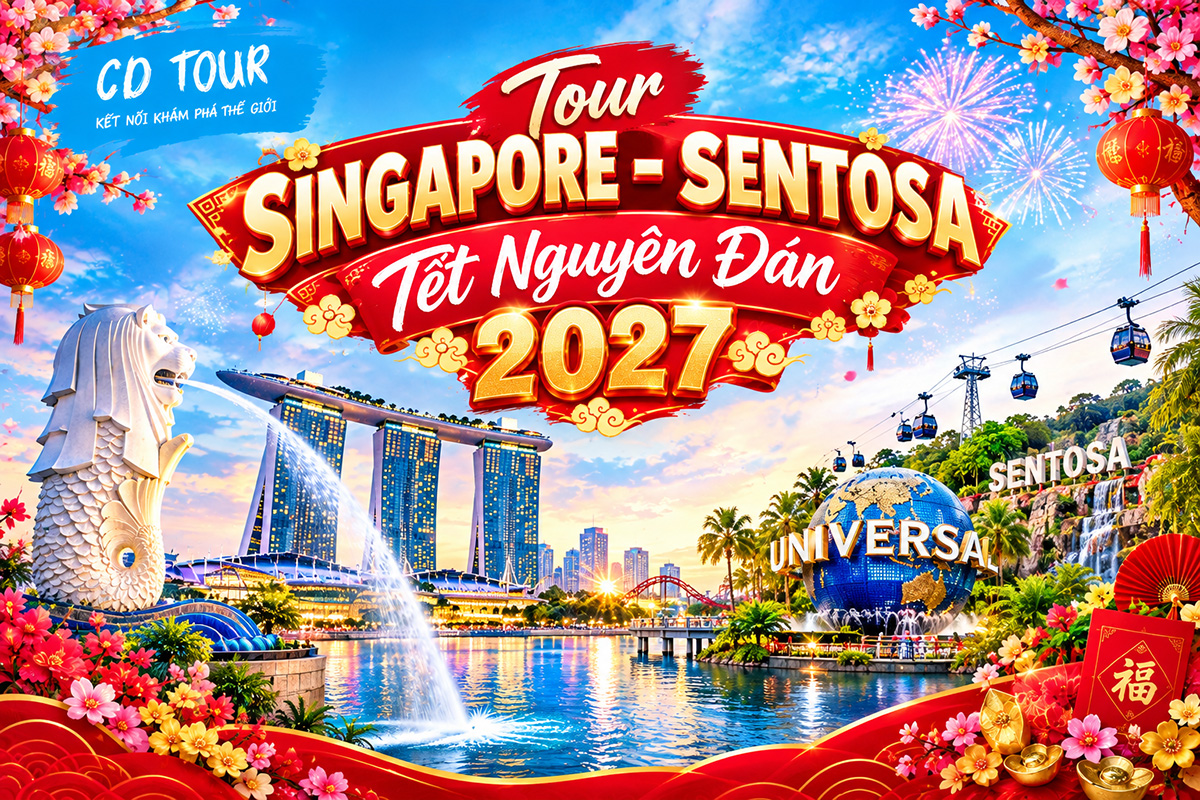Singapore - Sentosa (Tết Nguyên Đán)
